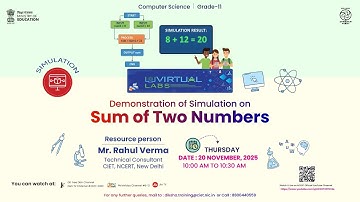 Demonstration of Simulation on Sum of Two Numbers
