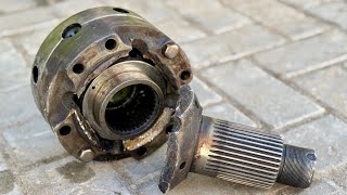 Excavator Differential Destroyed 🔥 Crown & Pinion Full Repair