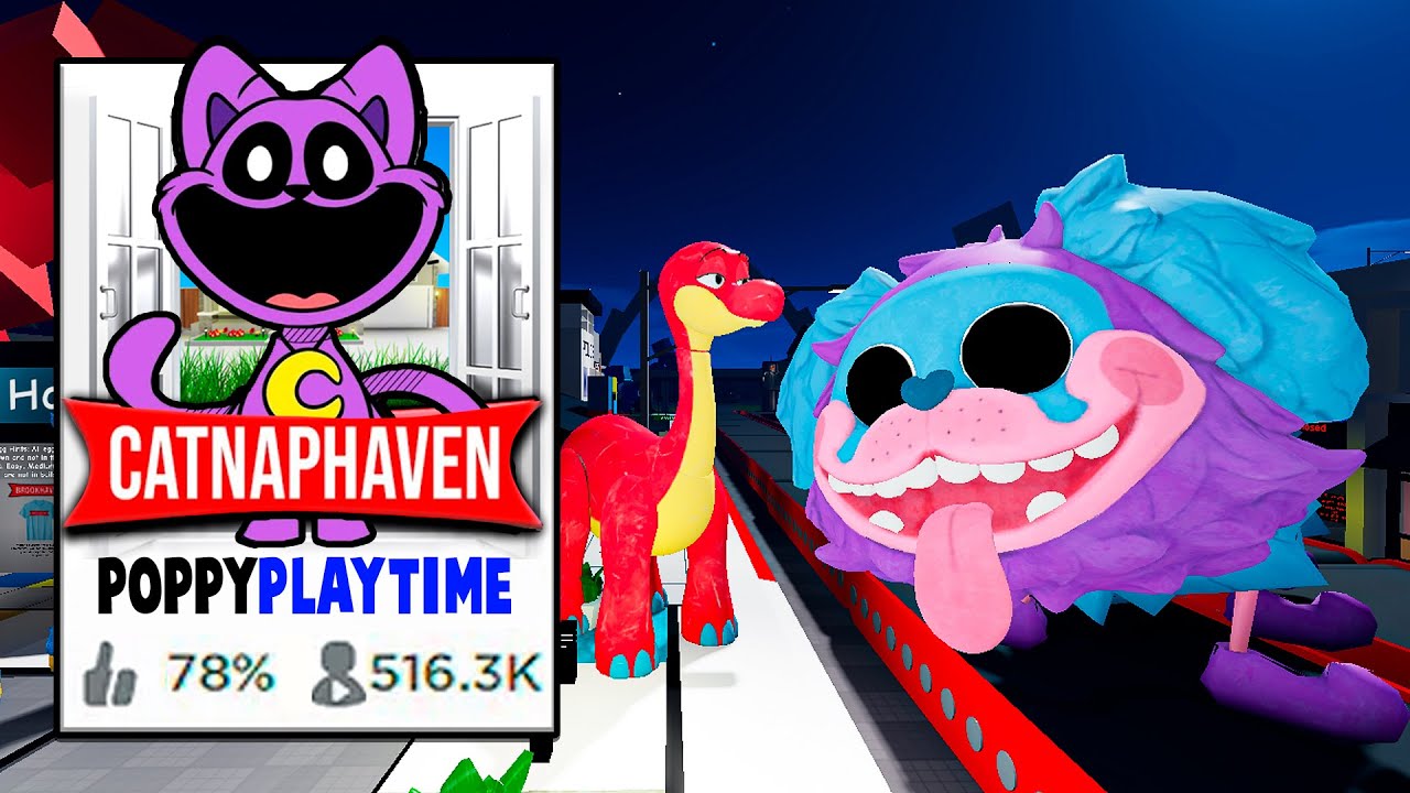 J'AI CRÉÉ UN BROOKHAVEN CATNAP ! POPPY PLAYTIME CHAPITRE 3 - YouTube