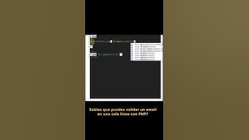 PHP: Validacion de emails en una linea !! #php #coding #windows