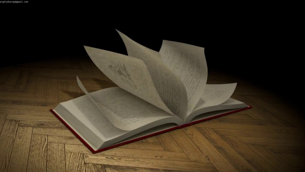 3D Book Opening Animation