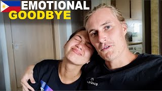 EMOTIONAL GOODBYE to my Girlfriend ?? LDR & LEAVING the PHILIPPINES