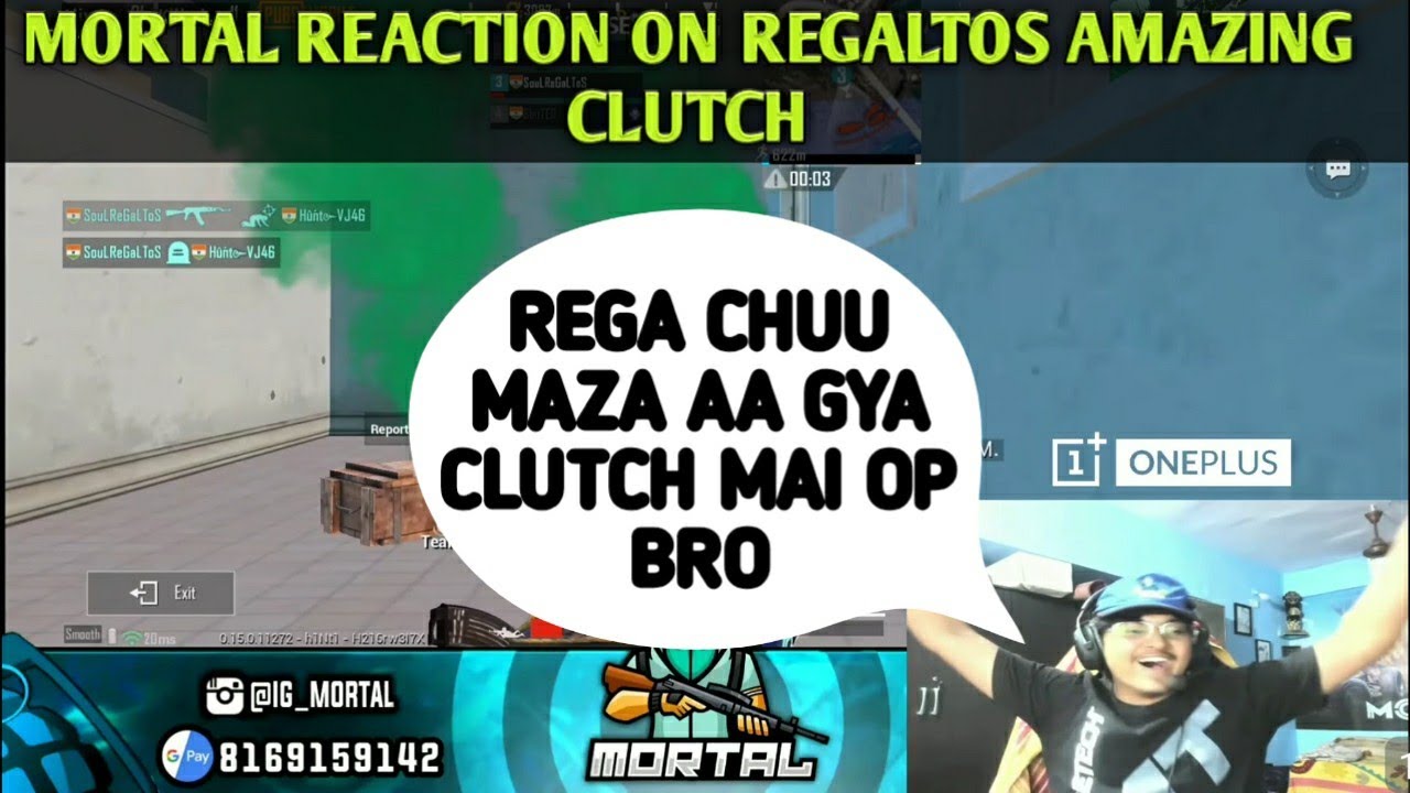 MORTAL REACTION ON SOUL REGALTOS AMAZING CLUTCH # SOUL MORTAL