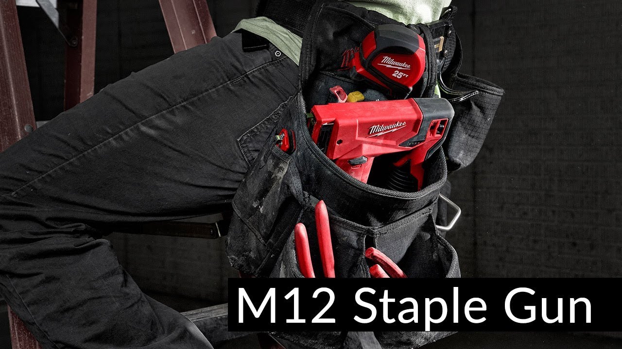 Milwaukee M12 Staple Gun YouTube