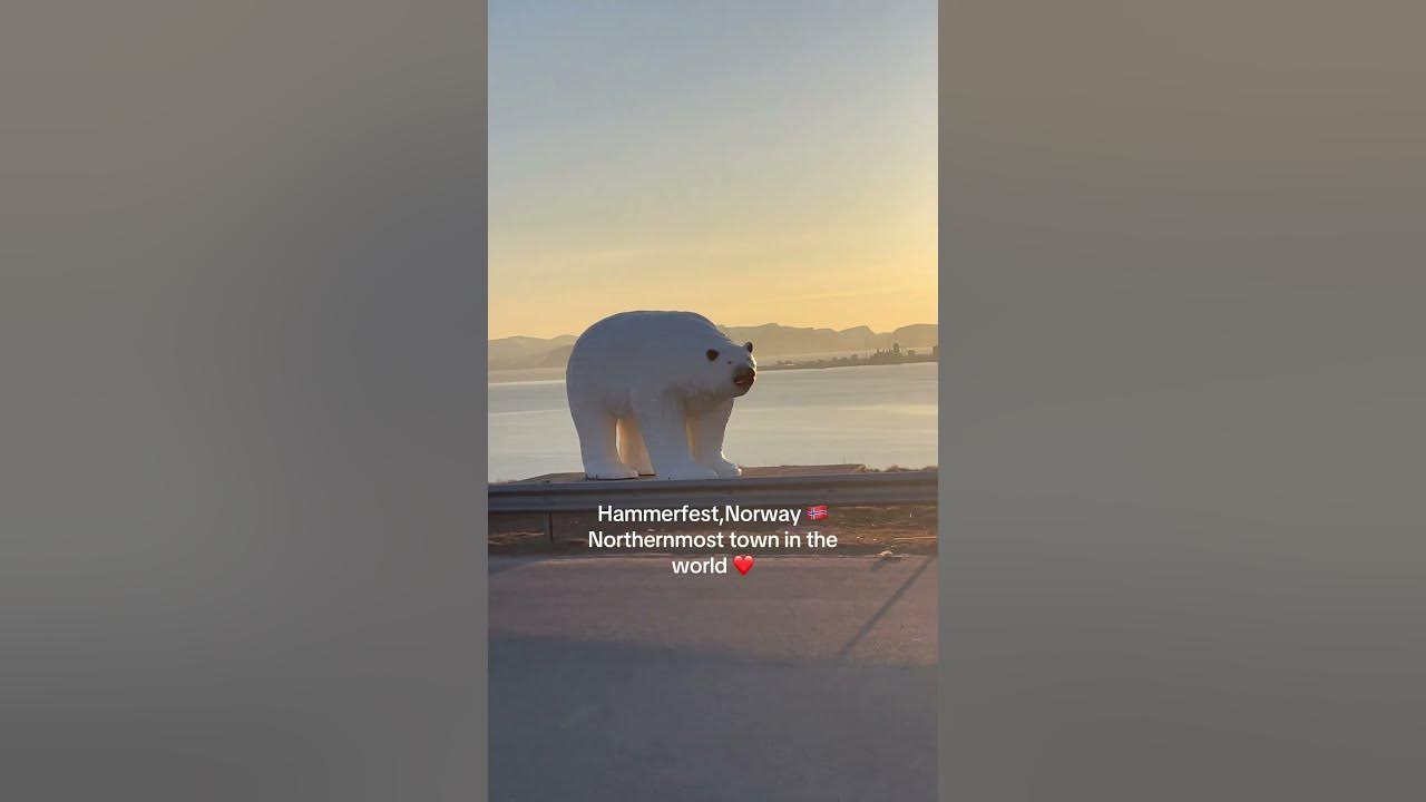 Hammerfest,Norway the Northernmost town in the world 🇳🇴❤️🥰