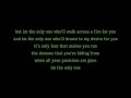 I'm The Only One - Melissa Etheridge Lyrics [on screen]