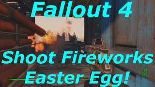Fallout 4 Launching Fireworks Easter Egg! How To Launch Fireworks! (Fallout 4 Easter Eggs)