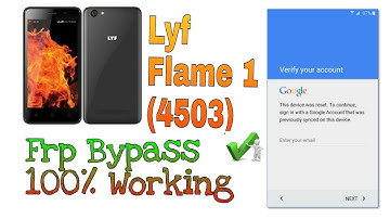 LYF FLAME 1| HOW to FRP UNLOCKED || GOOGLE ACCOUNT Bypass 100% real