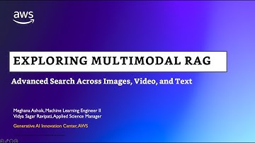 Exploring Multimodal RAG: Advanced Search Across Images, Video, and Text | AWS Events