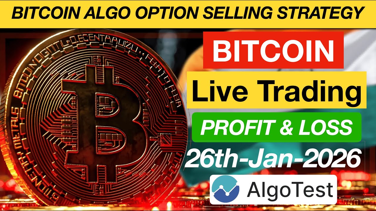 Crypto Options Selling Strategy for Monthly Income | Bitcoin Trading Full Day P&L Report