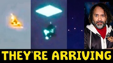 UFO-invasie tijdens de feestdagen? Waarnemingen van diamantkunst en portalen shockeren de wereld