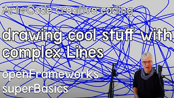 Deeper generative drawing with complex lines - tutorial: openFrameworks superBasics e07