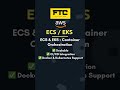 ECS vs EKS in 60 Seconds ⚙️ AWS Container Orchestration #fasttrackcode