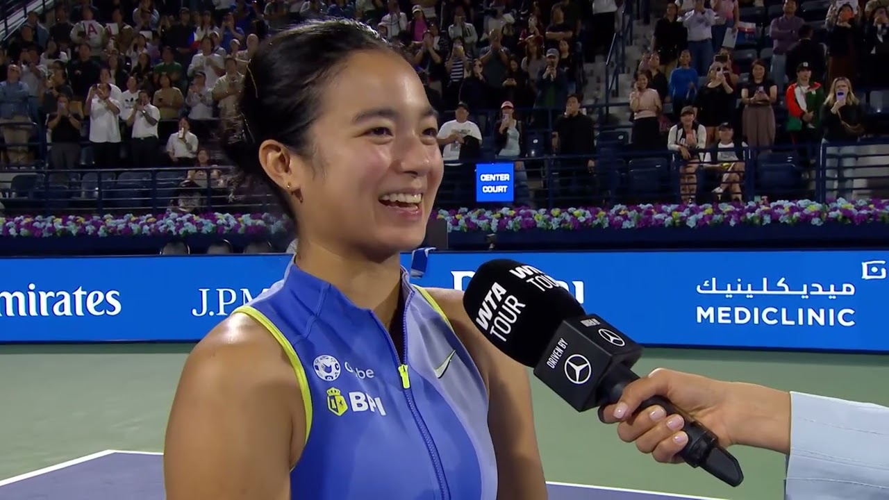 Послематчевое интервью: Алекс Иала в 3-м раунде теннисного турнира Dubai Duty Free Tennis Champio...