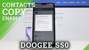 How to Transfer Contacts in DOOGEE S50 - Copy Contacts