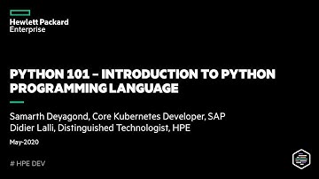 Python 101 - Introduction to Python programming language