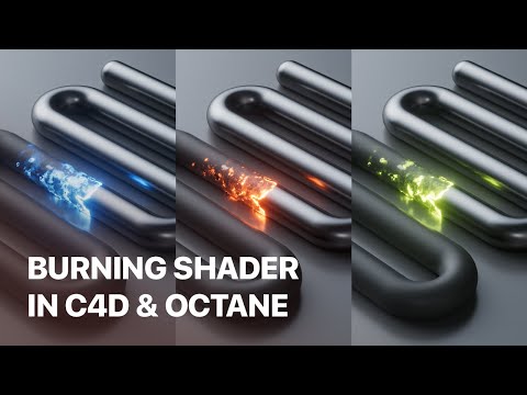 Burning Shader In Cinema 4D And Octane