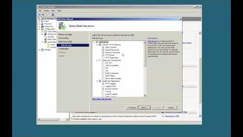 GC - IIS Installation