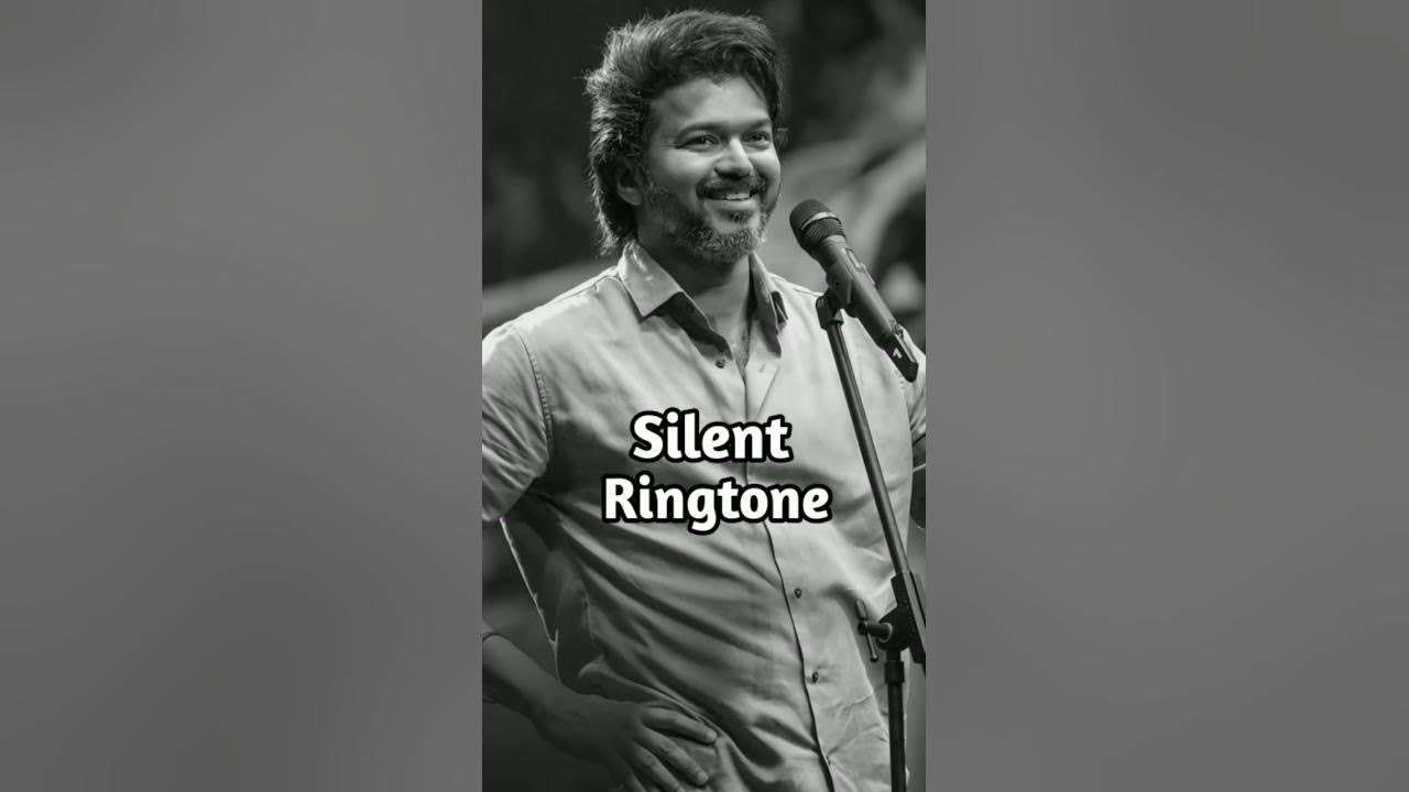 Silent ringtone / thalapathy vijay / thalapathy 67 silent ringtone