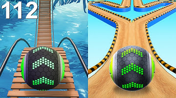 Going Balls Speedrun, Grappige Fails vs. Uitdaging, Portal Run, Race Android, iOS Gameplay 112