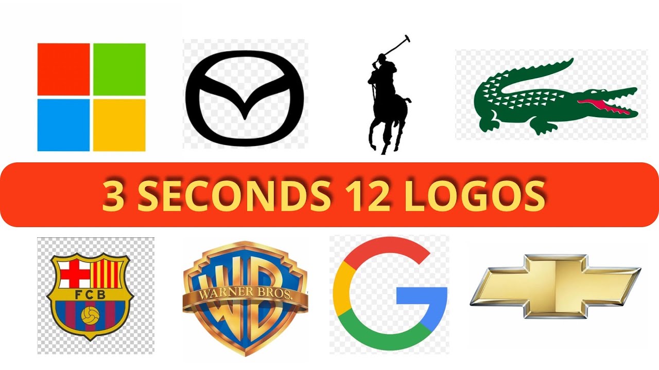Guess the Logo Quiz 🧠 12 Logos Quiz 