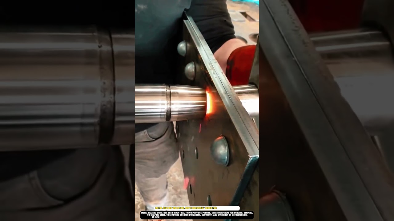 Metal Heating Worktool with Industrial Torch for Precision Forging