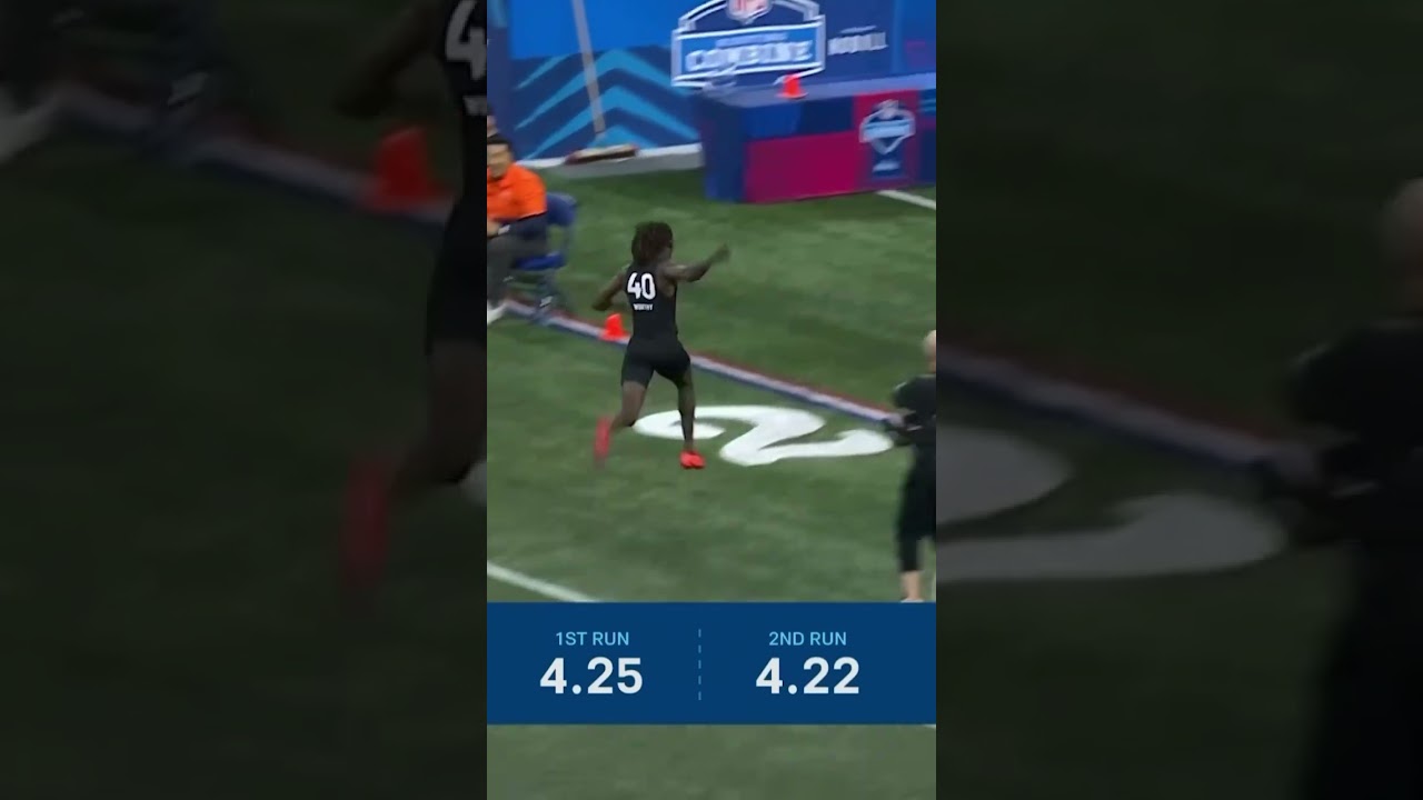 Fastest 40yards in the history