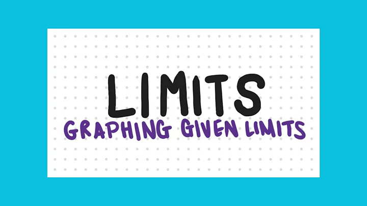 Calculus 1 - Limits: Graphing Given Limits