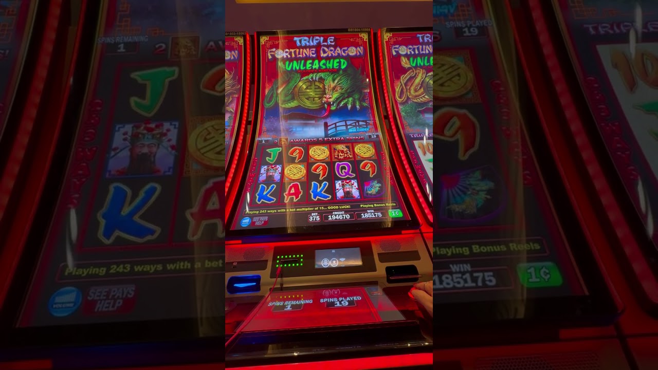 Triple Fortune Dragon PE  SHAKER DROP RED GREEN GOLD #casino #fun #slot #jackpot #slotscasinogames 