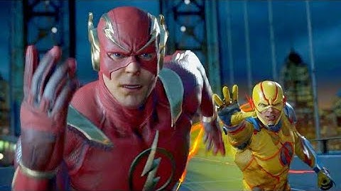 The flash Vs The Reverse flash final battle - Injustice 2 mobile (60 fps)