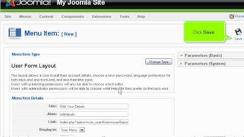 How to add a user menu to your Joomla site - Joomla Tutorials