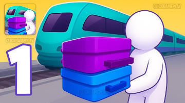 Railway Station: Train Tycoon Gameplay Walkthrough Part 1 - Tutorial Railway Train (Android,iOS)