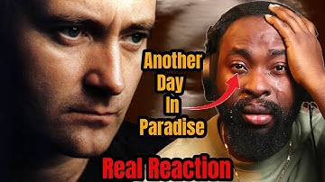 Reactie op Phil Collins - Another Day In Paradise (officiële videoclip) voor de eerste keer