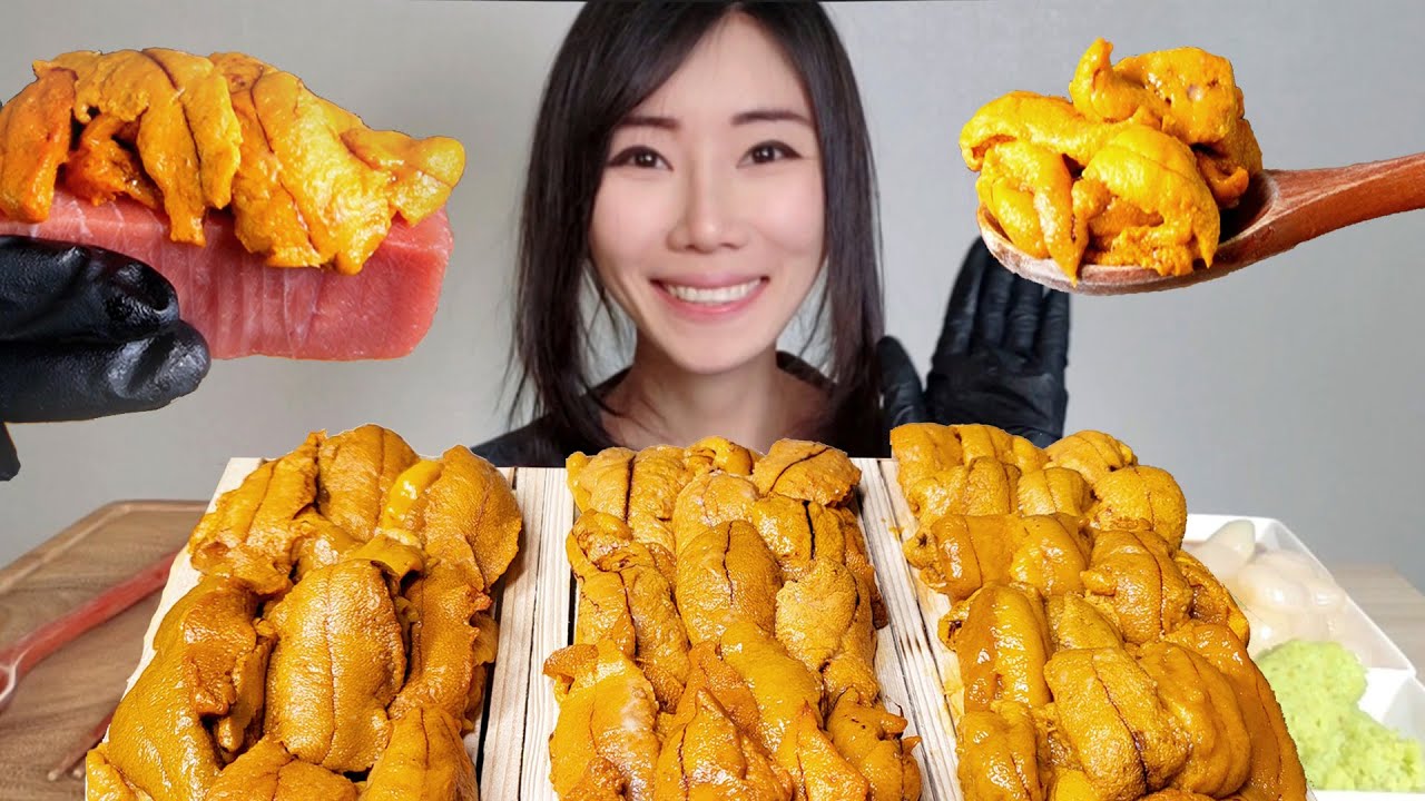 [ASMR] SEA URCHIN HEAVEN! Uni & Bluefin Tuna Mukbang