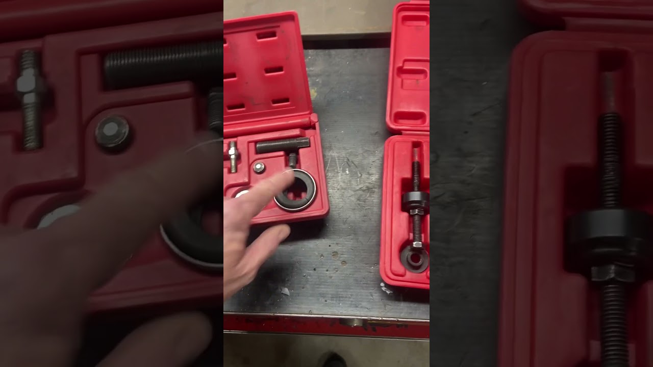Building cars is all about custom tools #72. Power steering pulley puller kits. 