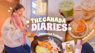 CANADA DIARIES  3 nights in Toronto, Japanese hotpot, Disney's Immersion exhibit, Cafes & Shopping!