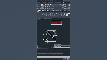 AutoCAD Practice Day 10  Simple 2D Drawing for Beginners @techstudybtech