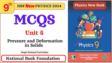 Class 9 Physics Chapter 5 MCQs - National Book Foundation