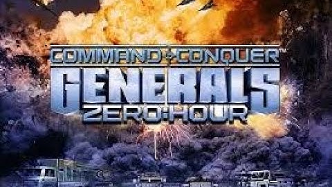Command & Conquer Generals Zero Hour | USA vs 2 Hard AI (USA + GLA)