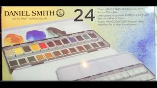 Daniel Smith 24 Watercolor Half Pan Set | Review & Swatch | Compare w/ Ultimate Mixing Set