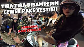 PELET JET-EK‼️ TIBA-TIBA DISAMPERIN CEWEK DI JALAN, SAMPE DIAJAK NGOPI | Indonesia Motovlog (355)