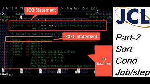 VITechTalks || Mainframes || Batch-5 || JCL || JCL Part-2 Job lib VS Step Lib || SORT|| COND Class13