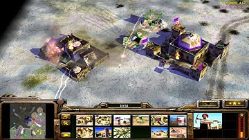 Command & Conquer Generals Gameplay Skirmish Brutal AI Whiteout 4v4 GLA Vs USA