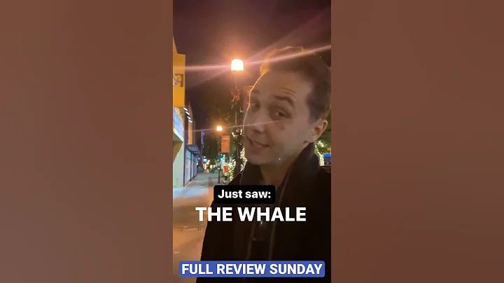The Whale - Out of Theater Reaction #moviereview #brendanfraser