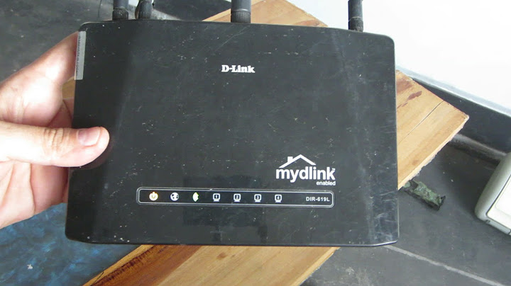 Cách cài đặt wifi Dlink DIR-619L