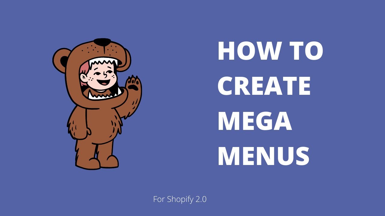 How to setup a Mega Menu in Shopify 2023 | Dawn Theme | Shopify ...