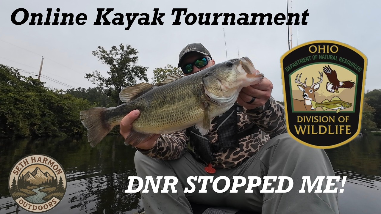 DNR Scare While Bass Fishing! | Kayak Bass Fishing