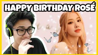 Happy Bday Rosé Blackpink Rosé Funny Moments Reaction