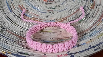 #06 ❤Hướng dẫn tết vòng tay hình TRÁI TIM  bằng dây/ Handmade Mi_A Kim/ macrame bracelet tutorial