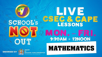 CSEC Mathematics:  Vectors  - May 18 2020